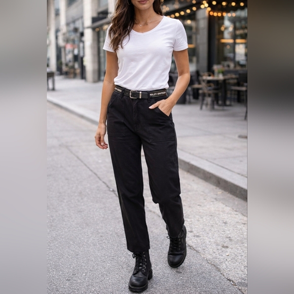 Harley-Davidson Pants - Harley-Davidson Women’s Wonderer Twill Pants Black NWT Size 27 / 28